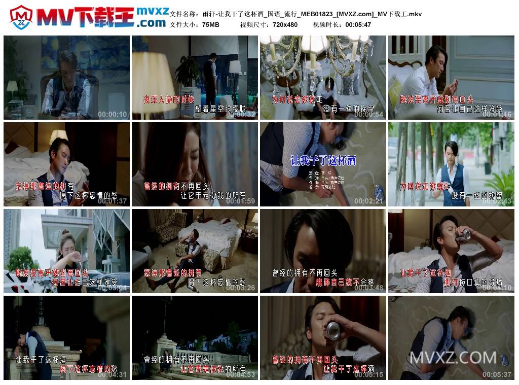 雨轩-让我干了这杯酒_国语_流行_MEB01823